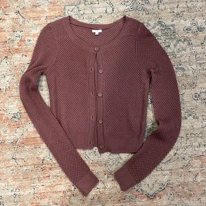 Mauve BP size large cardigan